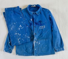 USIFOR, ancien bleu de travail, veste et pantalon, usifor, taille 42, U I E