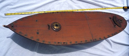 Large pond yacht - pond, wooden