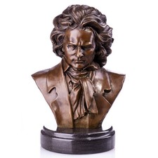 Buste de Beethoven en bronze