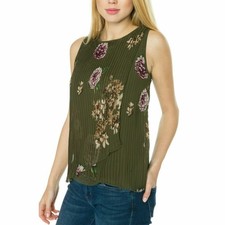 Desigual Femme Blouse Top Vert