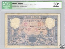 France 100 francs bleu - francs,