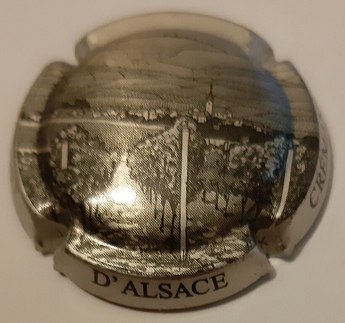 Capsule crémant alsace - crémant, d'alsace
