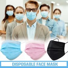 3-Layer Jetable Visage Masques Respirant Confortable Élastique Oreille Boucles