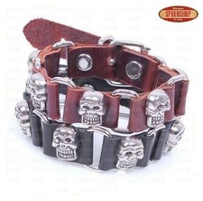 Bracelet bandit noir skull