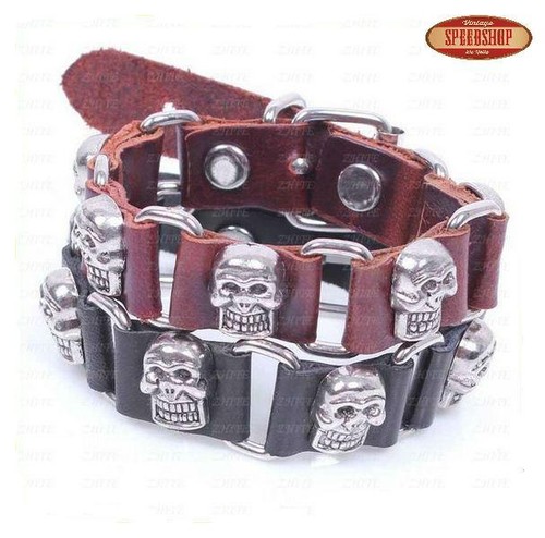 Bracelet bandit noir - , skull