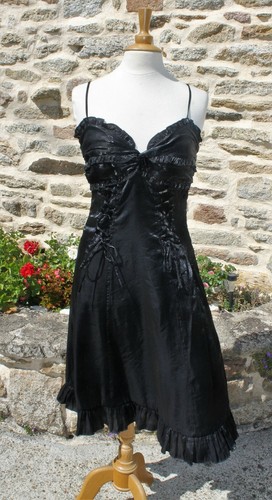 Robe longue noire - mi, grise