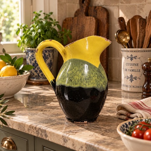 Pichet provençal vernissé - provençal,