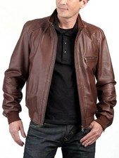 Veste en cuir pour hommes Zayn