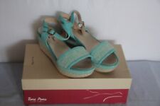TONI PONS - GRETEL Sandales Espadrilles Talon Compensé - 35 - Bleu Neuf
