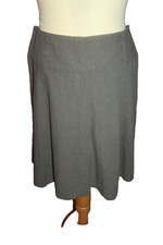 JUPE COURTE FEMME   °°°  CLARA VITTI  °°°  55% LIN . TAILLE 46 . PARFAIT ETAT
