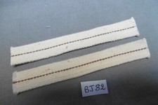 Mèches plates (2) pour lampe à pétrole ou tempête  17 x 115 mm en coton (BJ82)