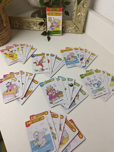Jeu familles ancien - jeu, 7