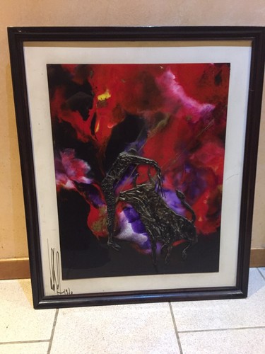 Grand tableau scène - , corrida