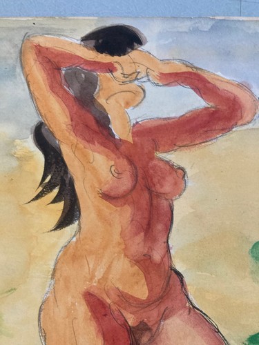 Beau dessin femme - beau, nue