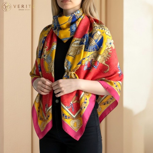 Rare vintage foulard - en, soie
