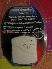 Micro-émetteur sans fil - s'adapte derrière l’interrupteur - X'Dom