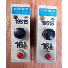 Disjoncteur automatique à poussoir fusible à broches 20mm 4A à 25A - 220/400V