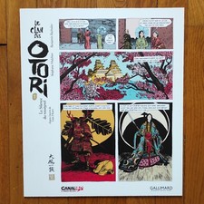 Panneau Le clan des Otori - Melchior/Bachelier - Gallimard BD - dim 30x35