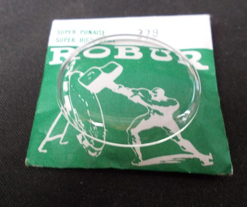 Verre montre rond robur - -,