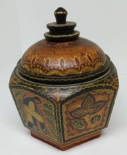 Boite Bois Hexagonale Vintage Décoration Maison Collection