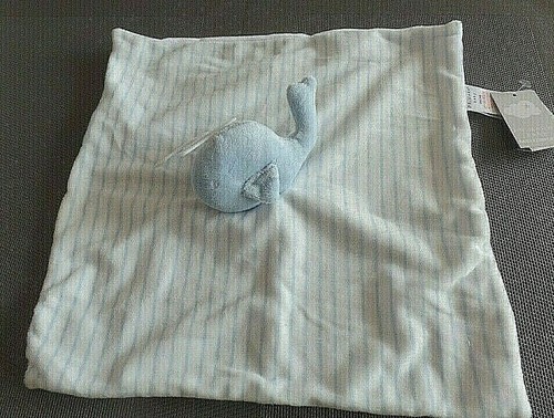 T1n doudou baleine bleu - /,