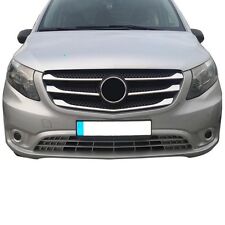 GRILLE CALANDRE CHROMEE INOX 5 PIECES POUR MERCEDES VITO + VIANO W447 2015+