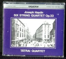 CD Haydn Quatuors op 33 Tatrai