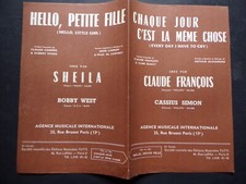 partition CHAQUE JOUR C'EST LA