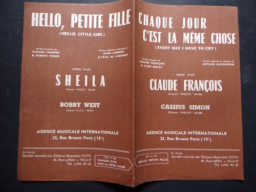 Partition chaque jour est la - chaque,