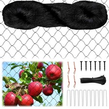 Filet Anti Oiseaux en Nylon 7.5m*15m Trous 6*6cm Protection Bassin et Balcon