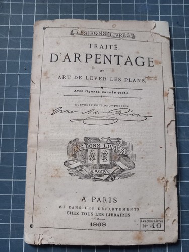 Traite arpentage art - traite, de