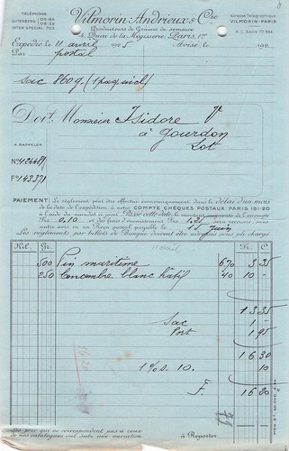 Paris grainetier vilmorin - 75,