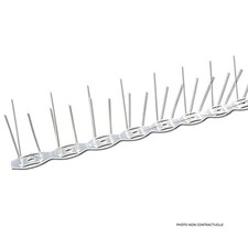 Pic anti pigeon - inox  50 cm  2 rangées – Protection efficace et Montage facile