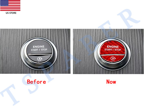 Carbon fiber engine start push - engine,