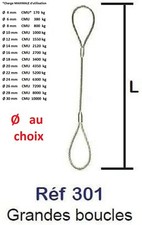 Elingue câble acier - câble,