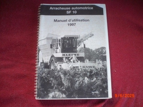 Manuel arracheuse - manuel,