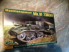 RARE- ACE 72520 - 1/72- chenillette allemande  porte munitions- WW2