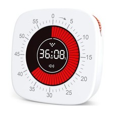 Timer Enfant Minuteur Visuel avec Compte à Rebours 60 Minutes Time Timer Sile...