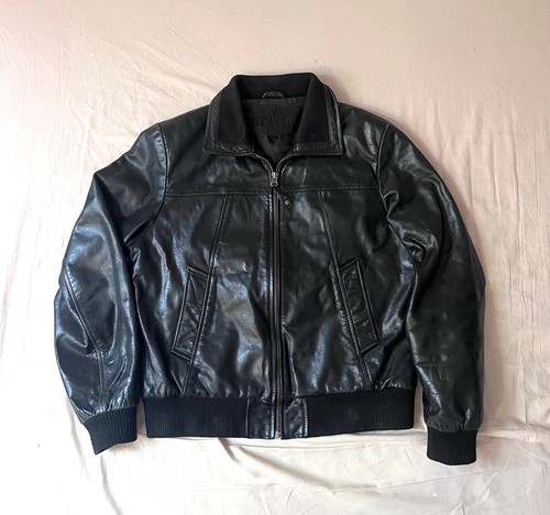 Veste cuir noir - en, redskins