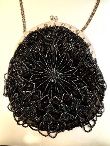Sac aumônière fin 19ème - aumônière,