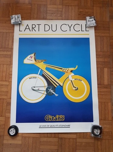Affiche cycle gitane vintage - affiche,