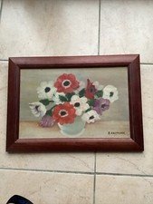 Peinture huile encadrée - l.huile,
