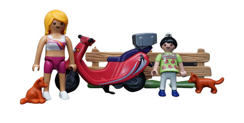 Playmobil scooter femme - , fille