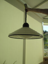 HARVEY GUZZINI SUSPENSION ELPIS A EXTENSION VINTAGE 1970 ACRYLIQUE BLANC 59 cm