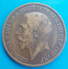 Grande Bretagne United Kingdom George V ,  penny 1911 km 810