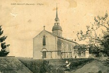 Carte PORT BRILLET L'église Support d'échafaudage