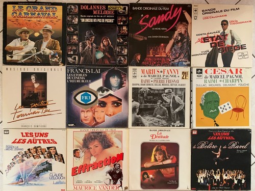 Lot disques 33t lp - 12,