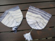 2 bonnets de petit garçon en coton tricoté pour bains de mer