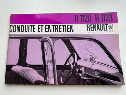 Notice conduite entretien - notice, et