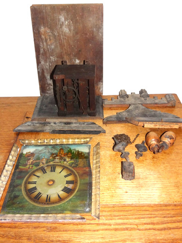 Ancien mouvement horloge - ancien,